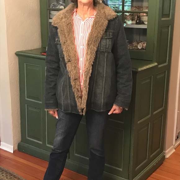 Denim Lined Jacket - Picture 3 of 8